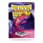 DRAGON SHIELD STANDARD SLEEVES - MATTE PURPLE (100 SLEEVES)