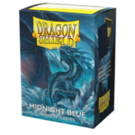 DRAGON SHIELD STANDARD SIZE MATTE SLEEVES - MIDNIGHT BLUE (100 SLEEVES)