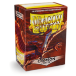 DRAGON SHIELD STANDARD SLEEVES - MATTE CRIMSON (100 SLEEVES)