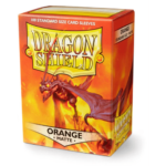 DRAGON SHIELD STANDARD SLEEVES - MATTE ORANGE (100 SLEEVES)