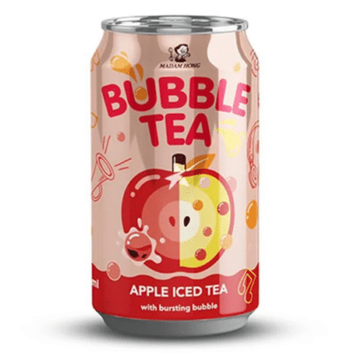 Madam Hong Bubble Tea Apple Iced Tea With Bursting Bubble 315ml