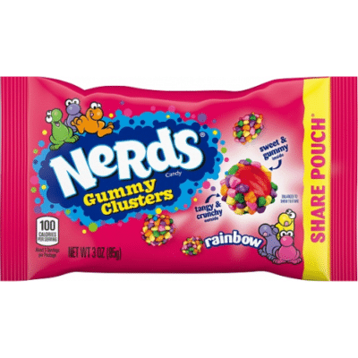Nerds Gummy Clusters Share Pouch (12 x 85g)