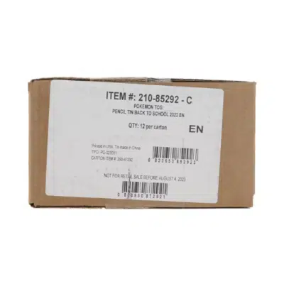 Pokemon 2023 Zurück zu Schule Bleistift 12-Box Fall