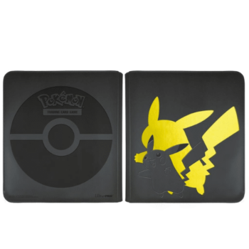 UP - ELITE SERIES: PIKACHU 12-POCKET ZIPPERED PRO-BINDER FOR POKÉMON