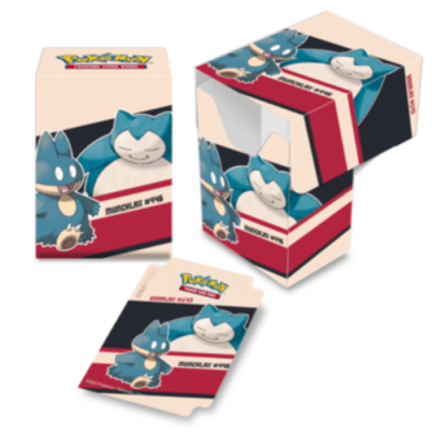 UP - SNORLAX & MUNCHLAX VOLLANSICHT DECK BOX FÜR POKÉMON