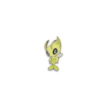 Official Pokemon Collectible Pin Celebi Lapel Badge Mythical Psychic Grass Type