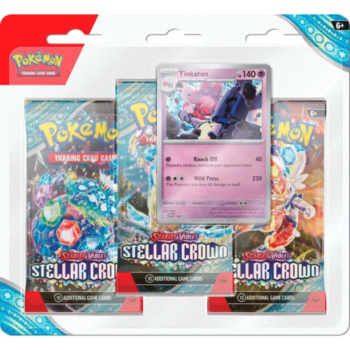 Pokémon TCG - Stellar Crown 3 Pack Blister