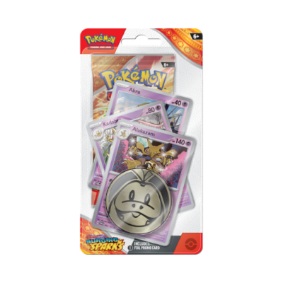 Pokemon TCG Scarlet & Violet Surging Sparks Premium Checklane Booster Pack - Alakazam-Kadabra-Abra