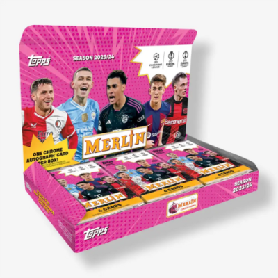 2023-24 Topps UEFA Chrome Merlin UCC Soccer Hobby Box