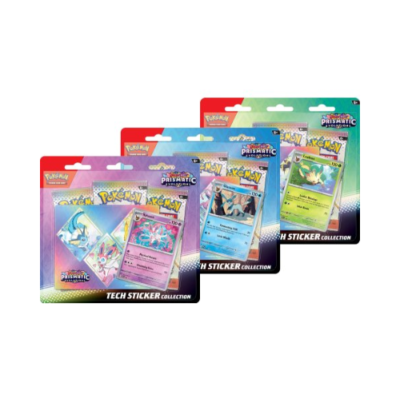 Pokemon - Scarlet & Violet Prismatic Evolutions Tech Sticker Blister (set van 3)
