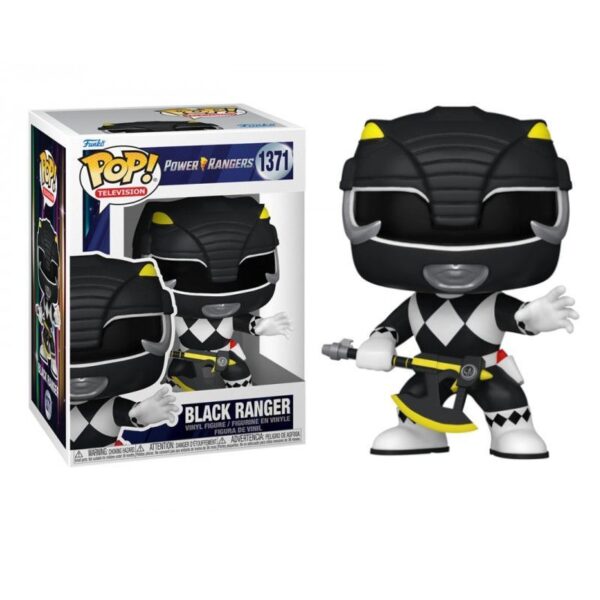 Funko Power Rangers 30Th POP! TV Vinyl Figure Black Ranger 9 CM - Afbeelding 2