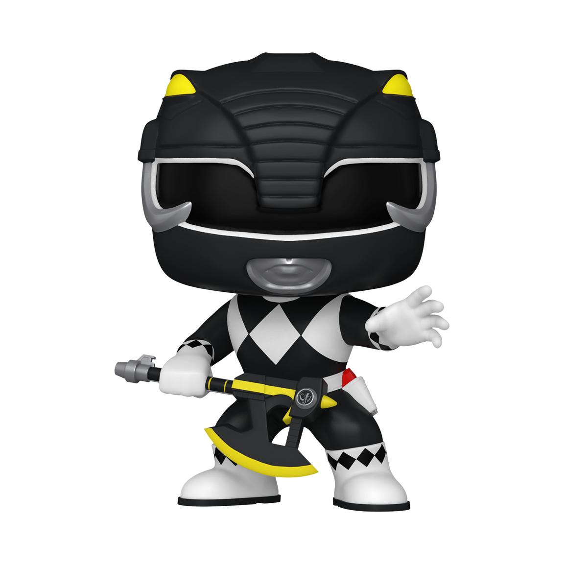 786-FUN8721547-Funko-Power-Rangers-30Th-POP-TV-Vinyl-Figure-Black-Ranger-9-CM Funko Power Rangers 30Th POP! TV Vinyl Figure Black Ranger 9 CM - Afbeelding 1