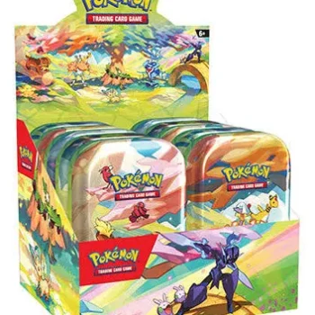 Pokemon Vibrant Paldea Mini Tin Display (10 Tins)
