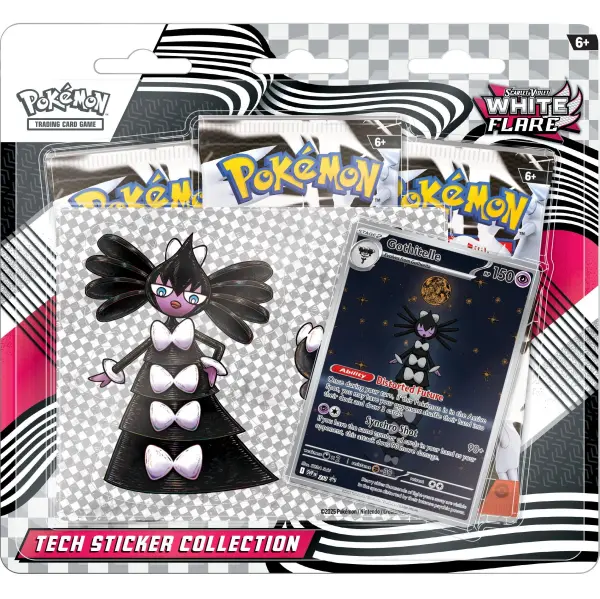 4979-10-10116-101-Pokemon-Tech-Sticker-Collection-White-Flare- Pokemon Tech Sticker Collection White Flare - Afbeelding 1
