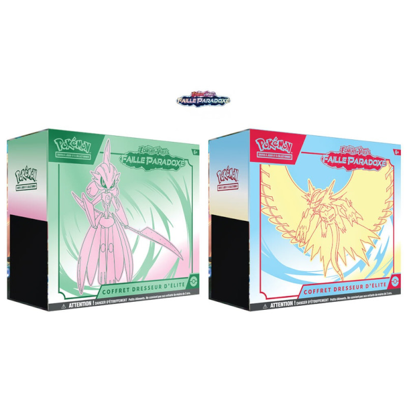 319-187-55691-Coffret-Dresseur-D-elite-Faille-Paradoxe-Modele-Aleatoire-Carte-Pokemon-FR Coffret Dresseur D'elite Faille Paradoxe Modele Aleatoire / Carte Pokemon FR - Afbeelding 1