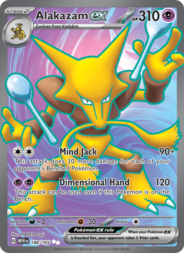 1099-sv03-5-188-Alakazam-ex-Ultra-Rare-188-165-sv03-5-1 Alakazam ex Ultra Rare (188/165) sv03.5 - Afbeelding 1