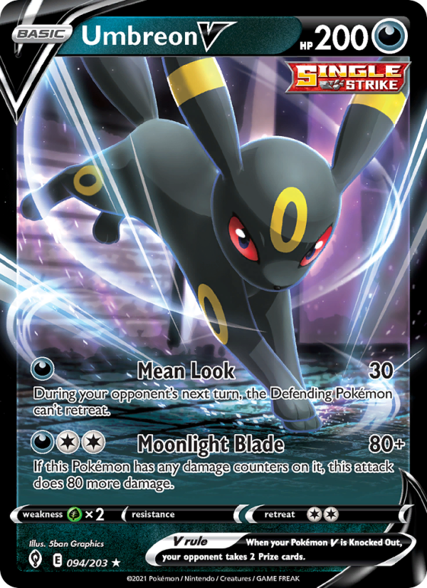 2454-swsh7-94-Umbreon-V-Holo-Rare-V-94-203-swsh7 Umbreon V Holo Rare V (94/203) swsh7 - Afbeelding 1