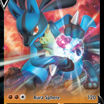 Lucario V Holo Rare V (146/264) swsh8