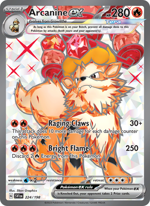 5783-sv01-224-Arcanine-ex-Ultra-Rare-224-198-sv01 Arcanine ex Ultra Rare (224/198) sv01 - Afbeelding 1