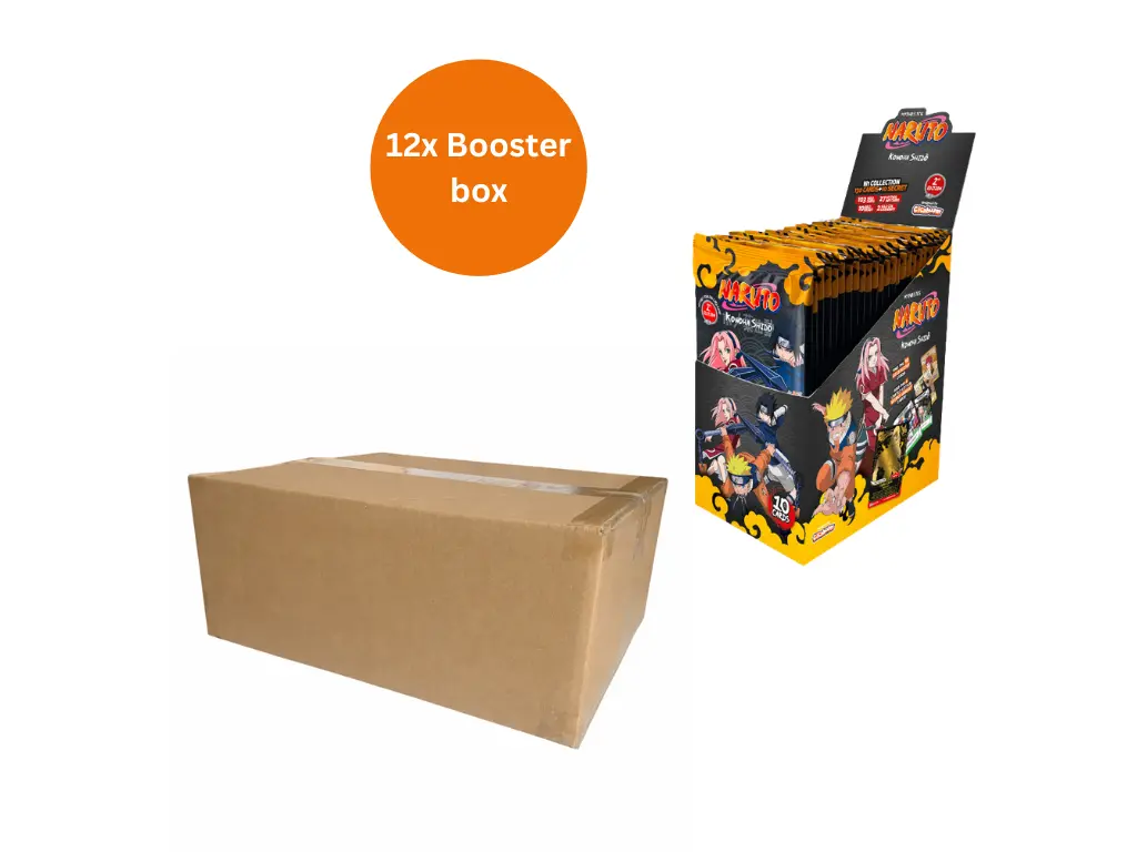 6143-NAR80791-Naruto-TCG-First-set-2nd-Edition-Booster-Box-Case Naruto TCG First set 2nd Edition Booster Box Case - Afbeelding 1