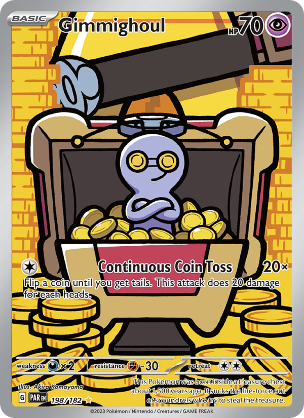 6348-sv04-198-Gimmighoul-Illustration-rare-198-182-sv04 Gimmighoul Illustration rare (198/182) sv04 - Afbeelding 1