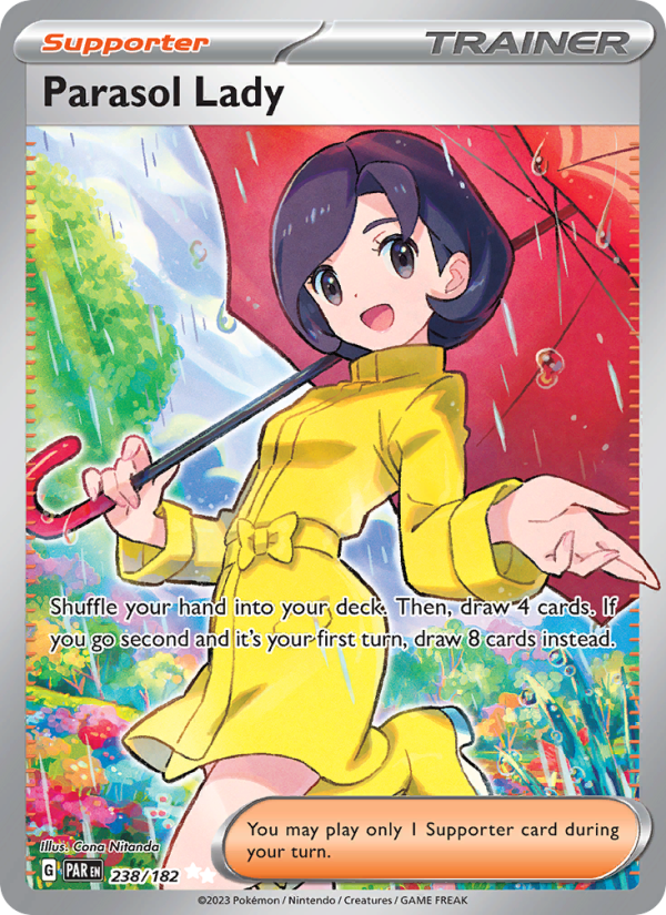 6388-sv04-238-Parasol-Lady-Ultra-Rare-238-182-sv04 Parasol Lady Ultra Rare (238/182) sv04 - Afbeelding 1