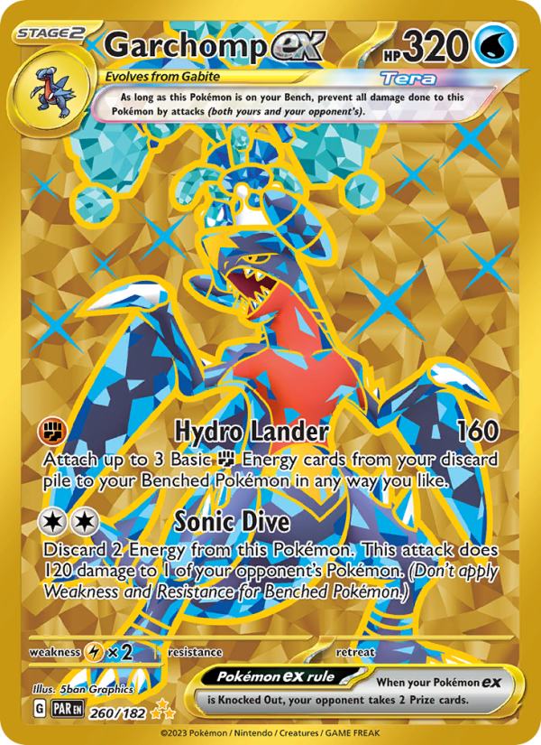 6410-sv04-260-Garchomp-ex-Hyper-rare-260-182-sv04 Garchomp ex Hyper rare (260/182) sv04 - Afbeelding 1