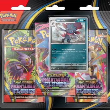 Pokemon Mega Evolution Phantasmal Flames 3 booster blister (1 willekeurig)