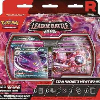 Pokemon TCG: Team Rocket’s Mewtwo Ex League Battle Deck (1 Ready-to-Play 60-Card Deck)