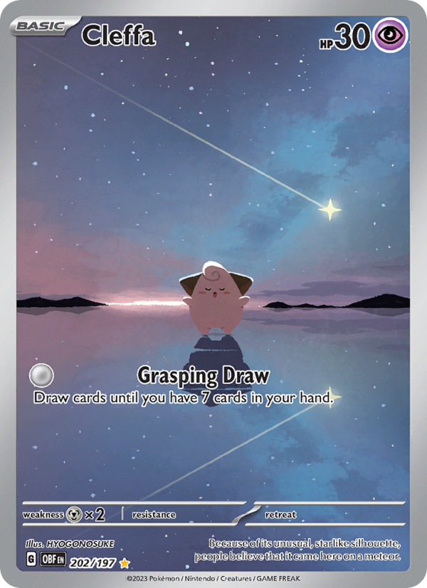 6561-sv03-202-Cleffa-Illustration-rare-202-197-sv03 Cleffa Illustration rare (202/197) sv03 - Afbeelding 1