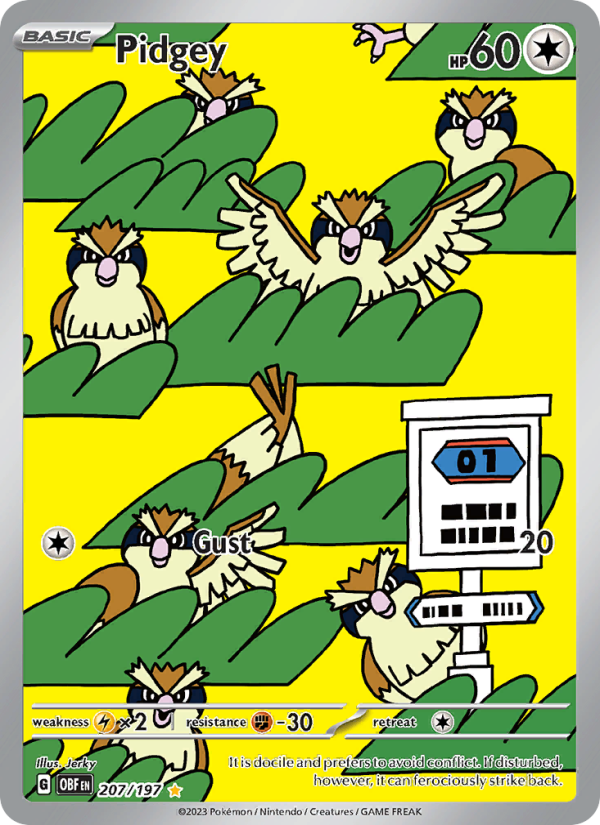 6566-sv03-207-Pidgey-Illustration-rare-207-197-sv03 Pidgey Illustration rare (207/197) sv03 - Afbeelding 1