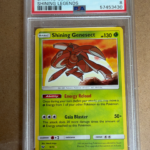 Shining Genesect Holo (9/73) sm shining legends PSA 8
