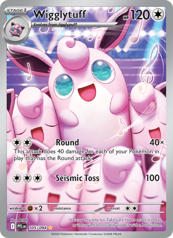 7070-me02-105-Wigglytuff-Illustration-rare-105-94-me02 Wigglytuff Illustration rare (105/94) me02 - Afbeelding 1