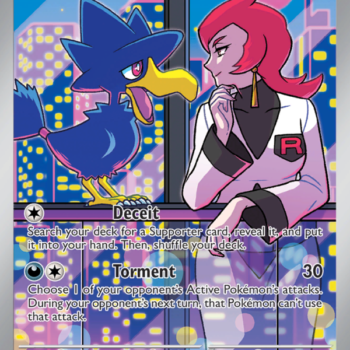 Team Rocket's Murkrow Illustration rare (200/182) sv10