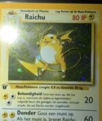 Raichu Rare (14/102) base set – 1st edition [NL] - Afbeelding 3